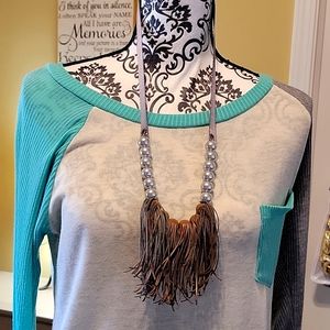 NWOT Plunder Necklace & Earring Set